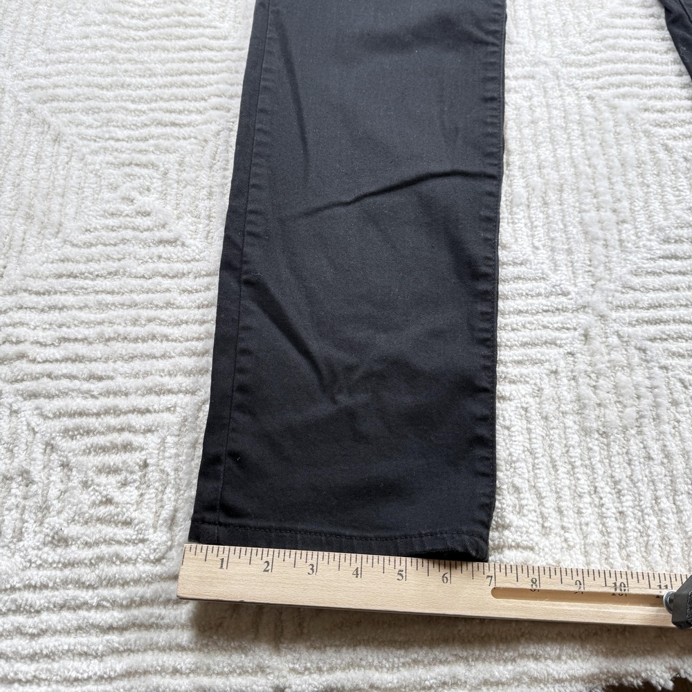 Signature Levi Strauss Gold Jeans Mens 33x32 Black Mid-Rise Straight Stretch - Picture 5 of 15